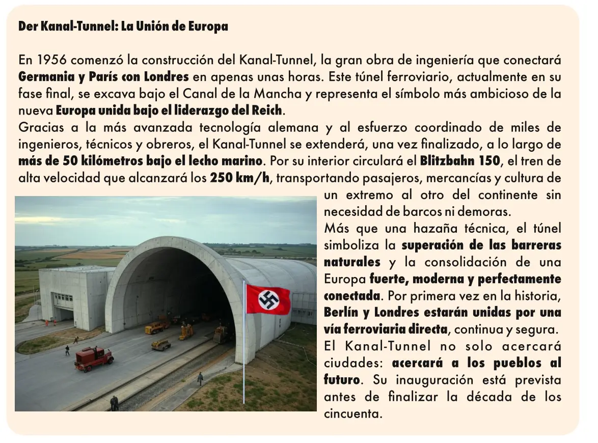 Fictional page about the Kanal-Tunnel