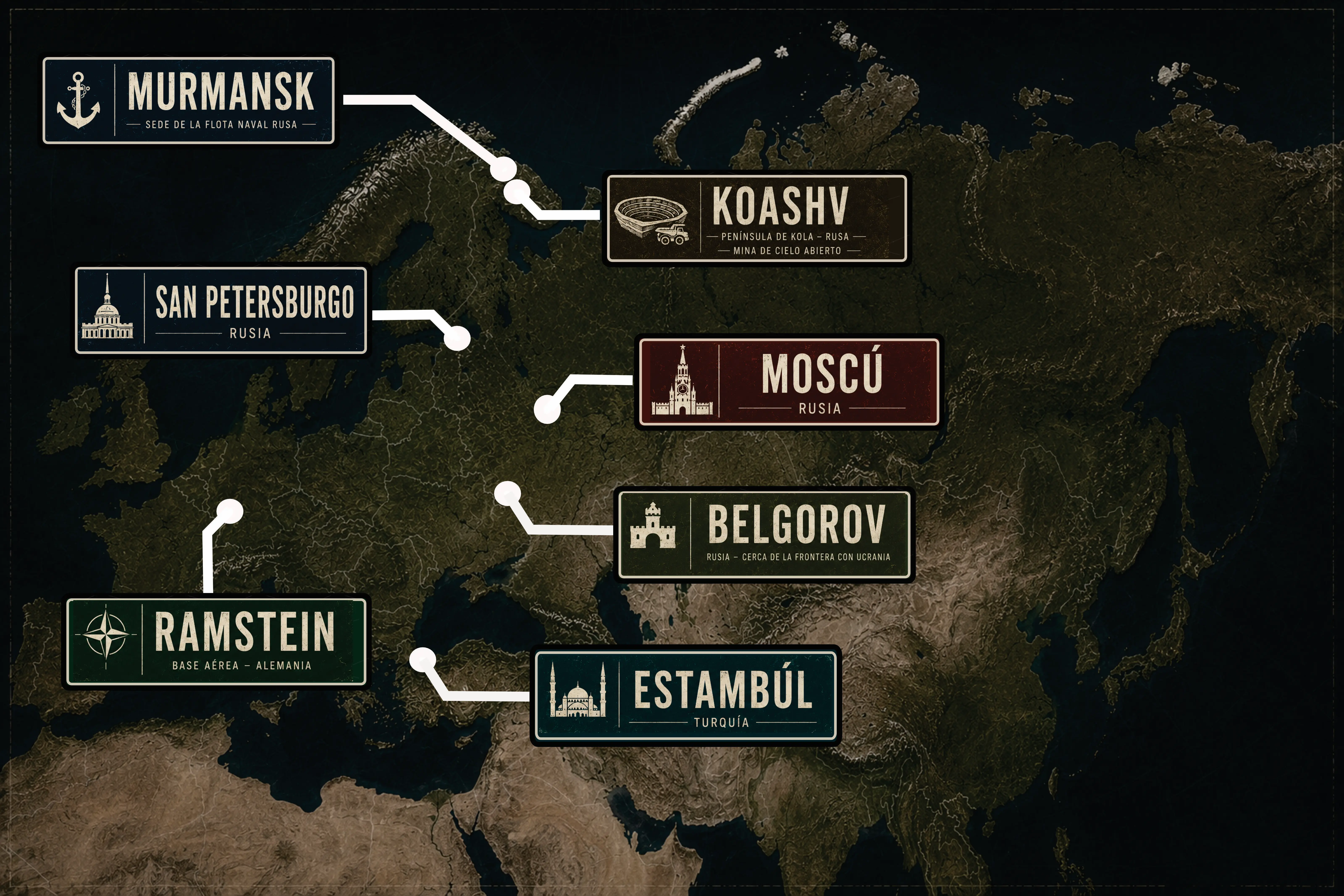 Map of Rusia 03:14 locations