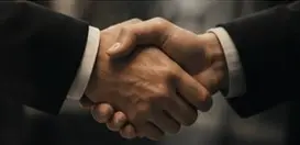 Professional handshake